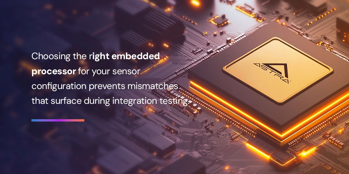 Multimodal Sensor Fusion and Embedded AI Processors